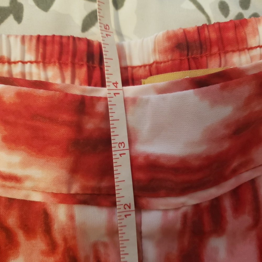 Takara Red/White Flowy Shorts - Picture 10 of 10